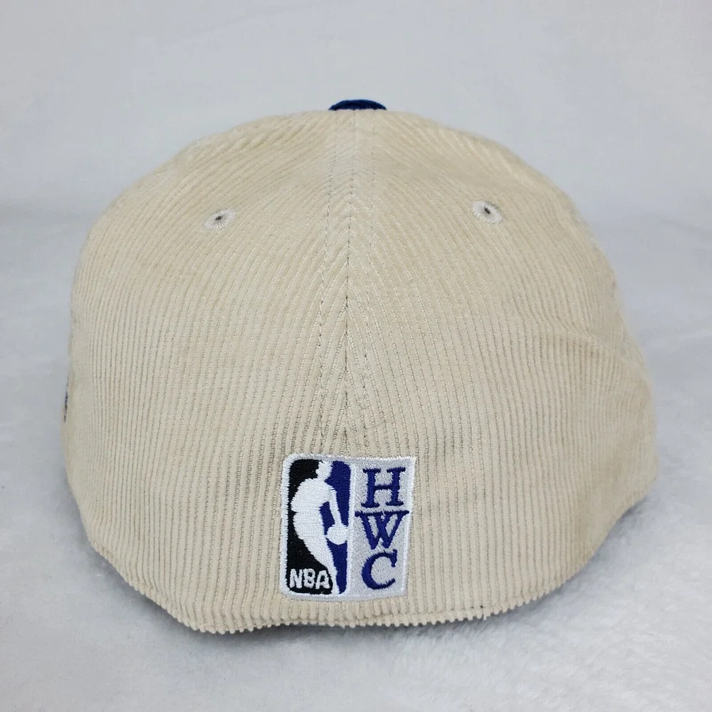Orlando Magic Mitchell & Ness NBA Fitted 7 1/4 Hat‎ Cap 3D Logo Corduroy NWT